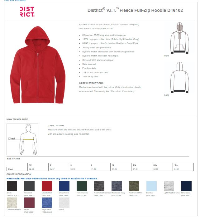 CVMS Swag Full Zip Hoodie