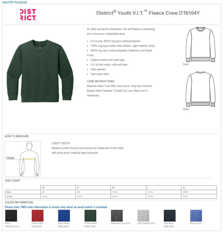 CVMS Swag Crewneck